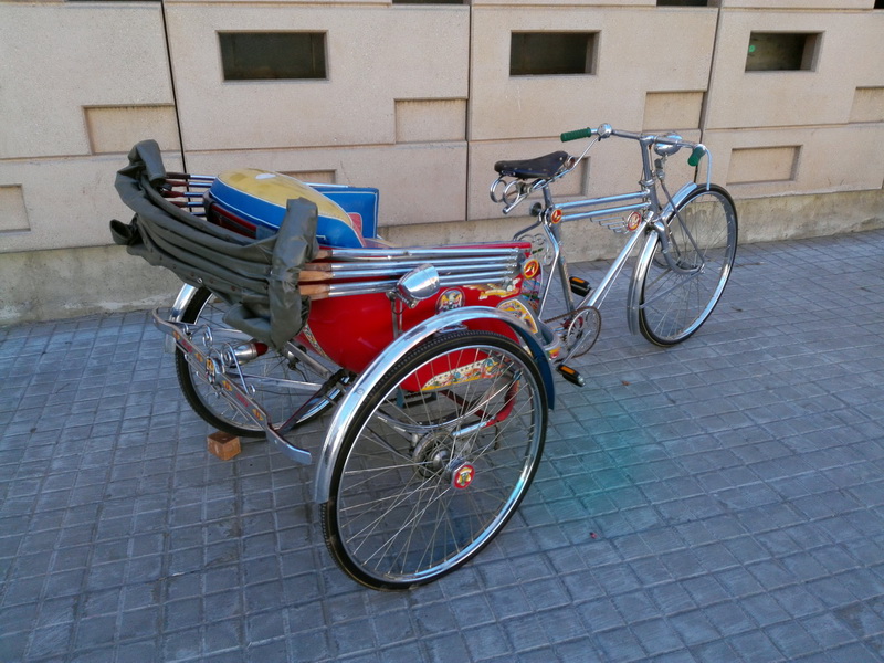 0118 rickshaw bicicleta taxi 1plz asia tailandia inox loneta 95-160x255x74-98 _175eu._ 1u